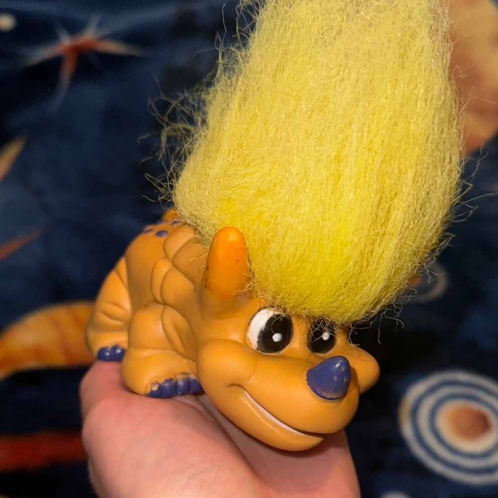 Vintage Trendmasters Troll Stegosaurus Dinosaur